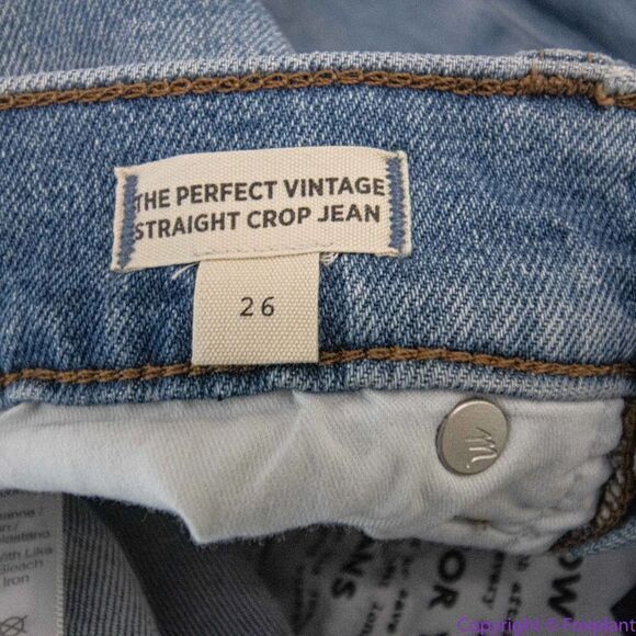 NEW Madewell The Perfect Vintage‎ Straight Jean in Montville Wash, 26 - Picture 14 of 16